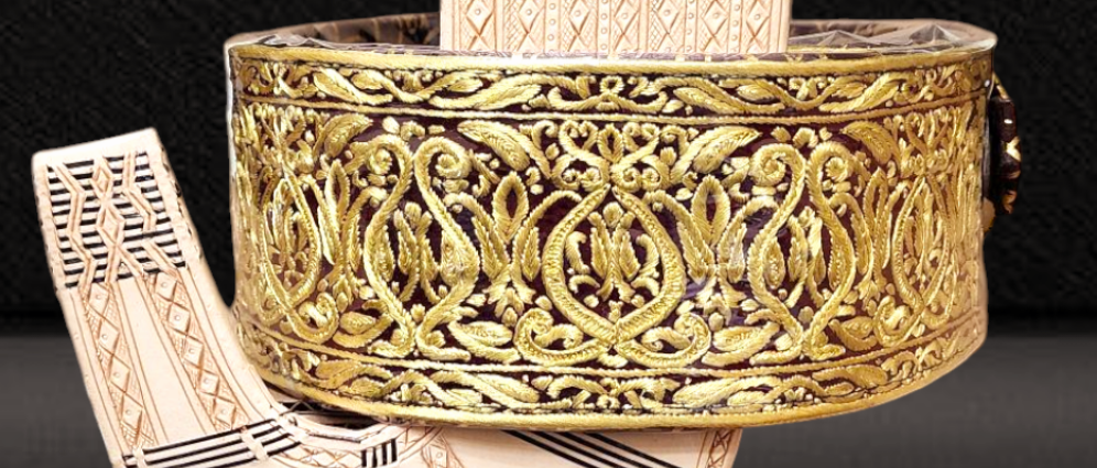 جنبية رجالي ماربي حزام يدوي راس ابو شعره مقلد صيفاني