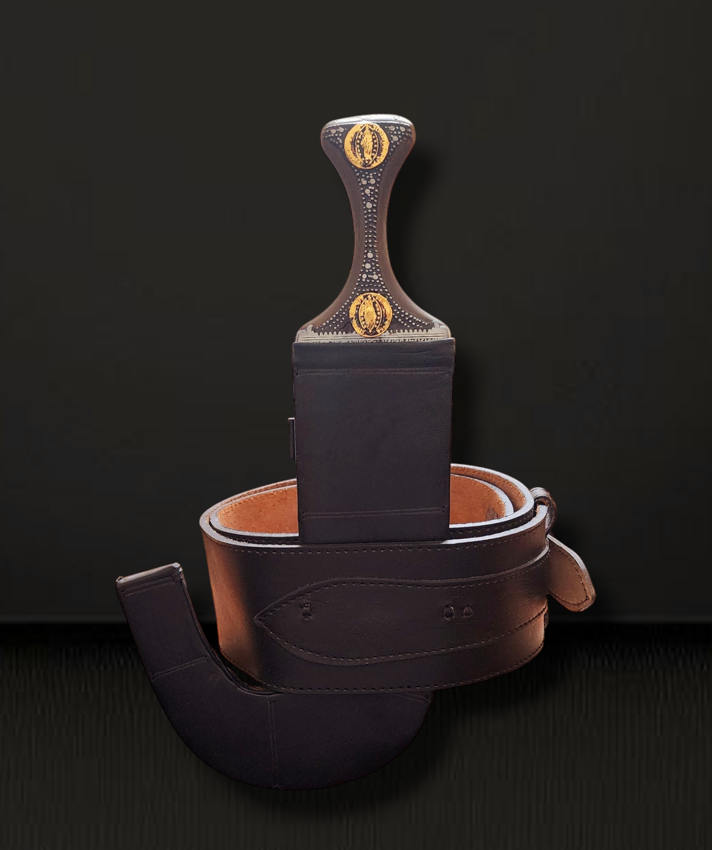 Men's Real leather Janbiyah/ جنبية رجالي جلد مصري طبيعي درجة اولى