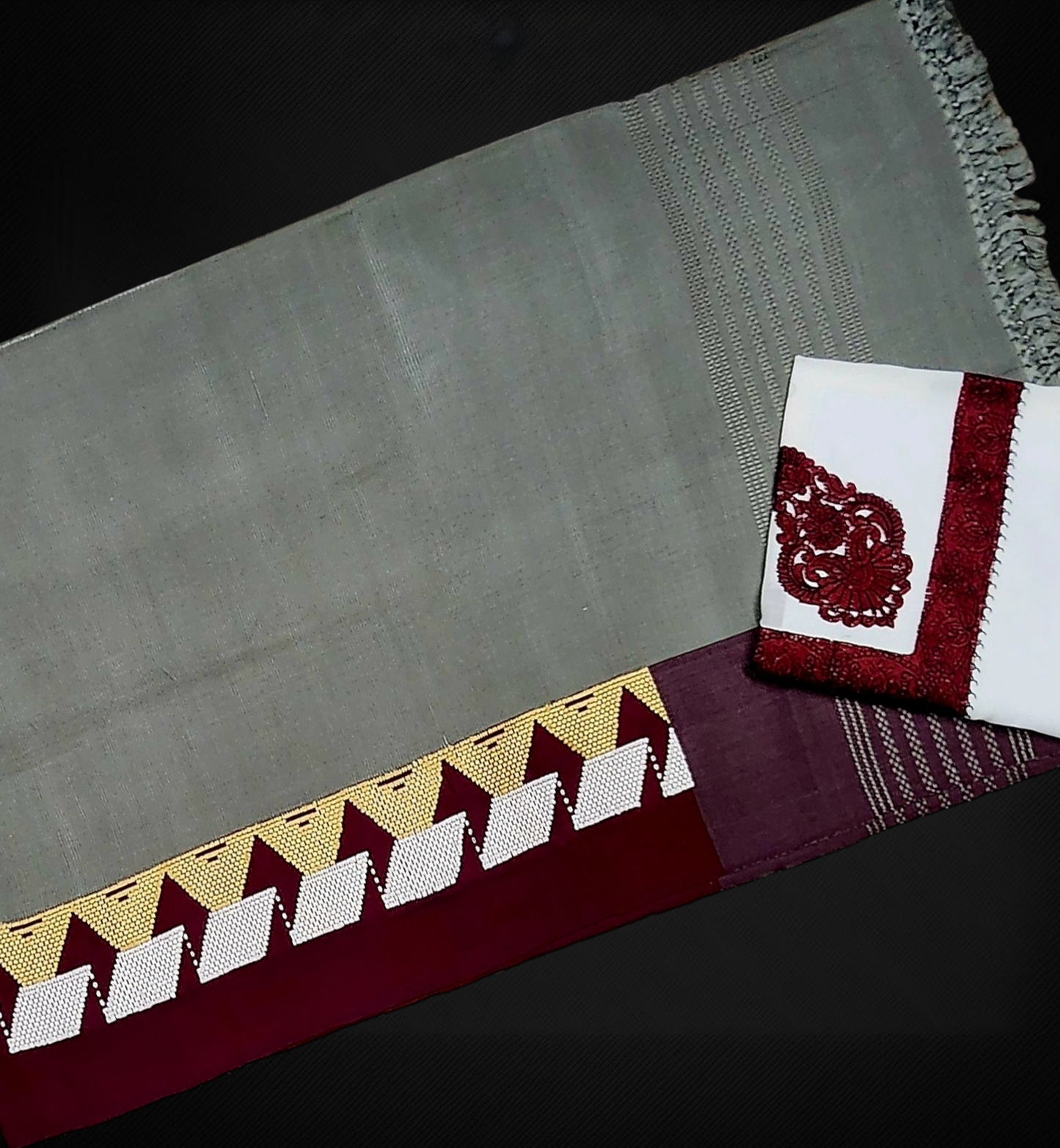 Mawaz Set/ معوز بيضاني مع الشال