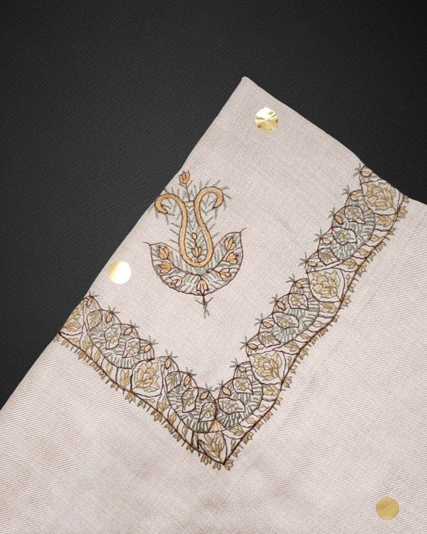 Indian Machine Embroidery Kashmir Shawl/شال هندي كشميري خياطه بالمكينة