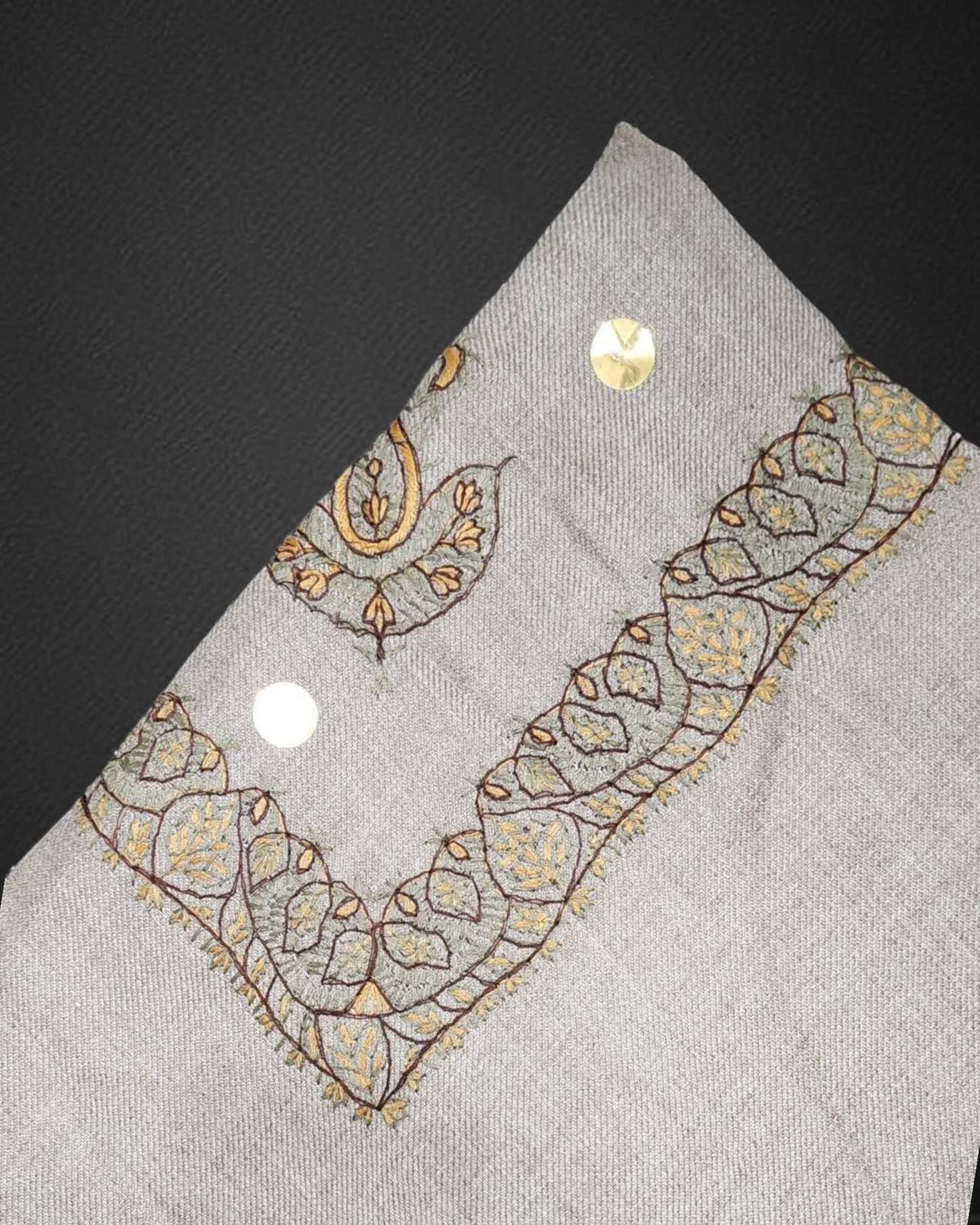 Indian Machine Embroidery Kashmir Shawl/شال هندي كشميري خياطه بالمكينة