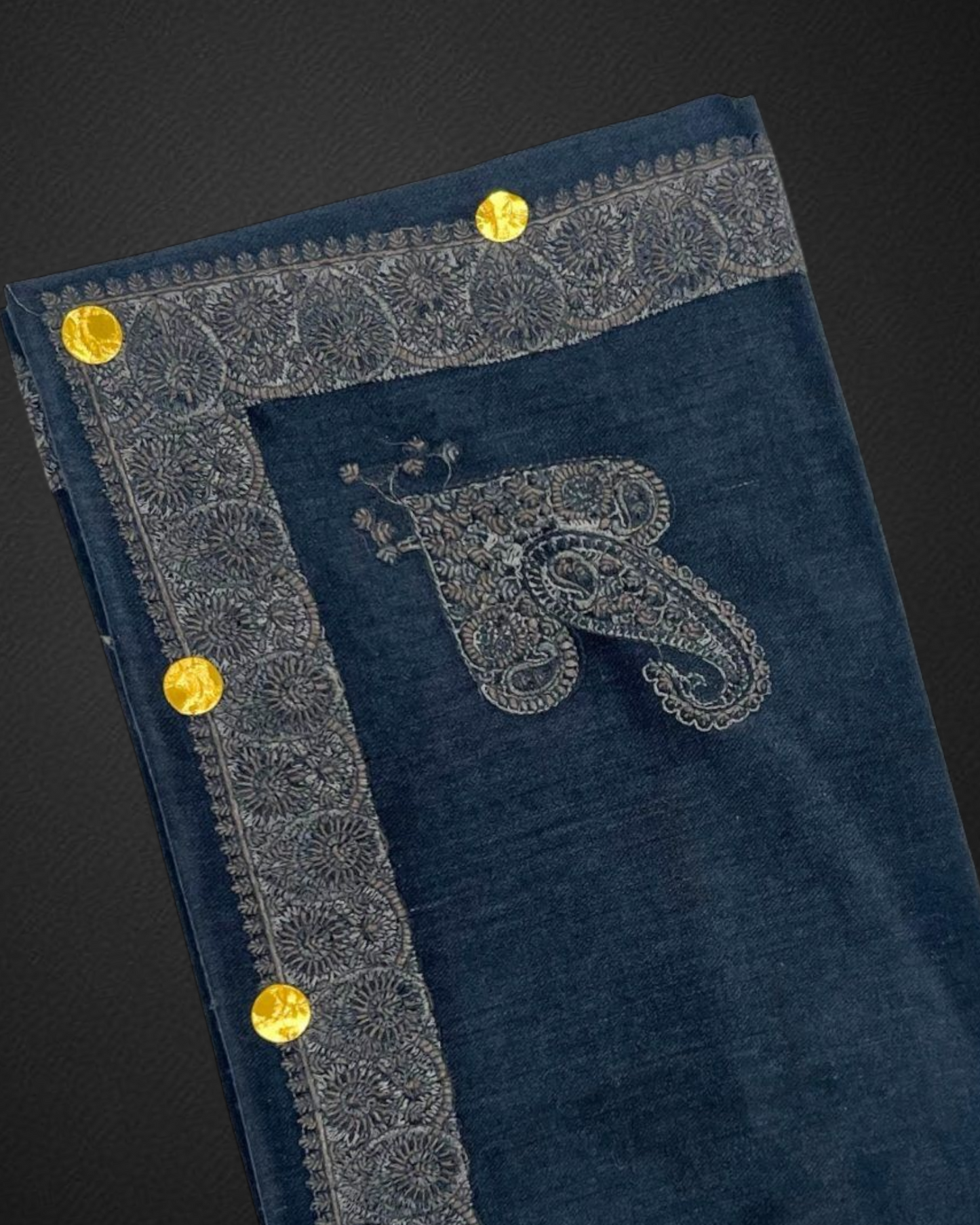 Kashmiri Shawl/ شال كشميري صوف سوبر ترمه نقش يدوي درجة اولى