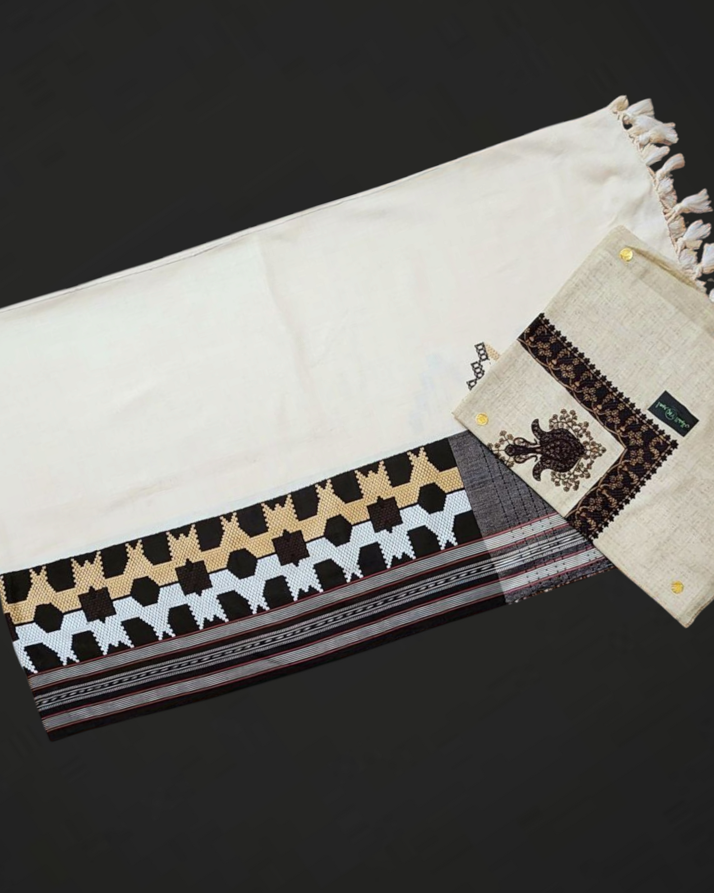 Mawaz Set/ معوز بيضاني مع الشال