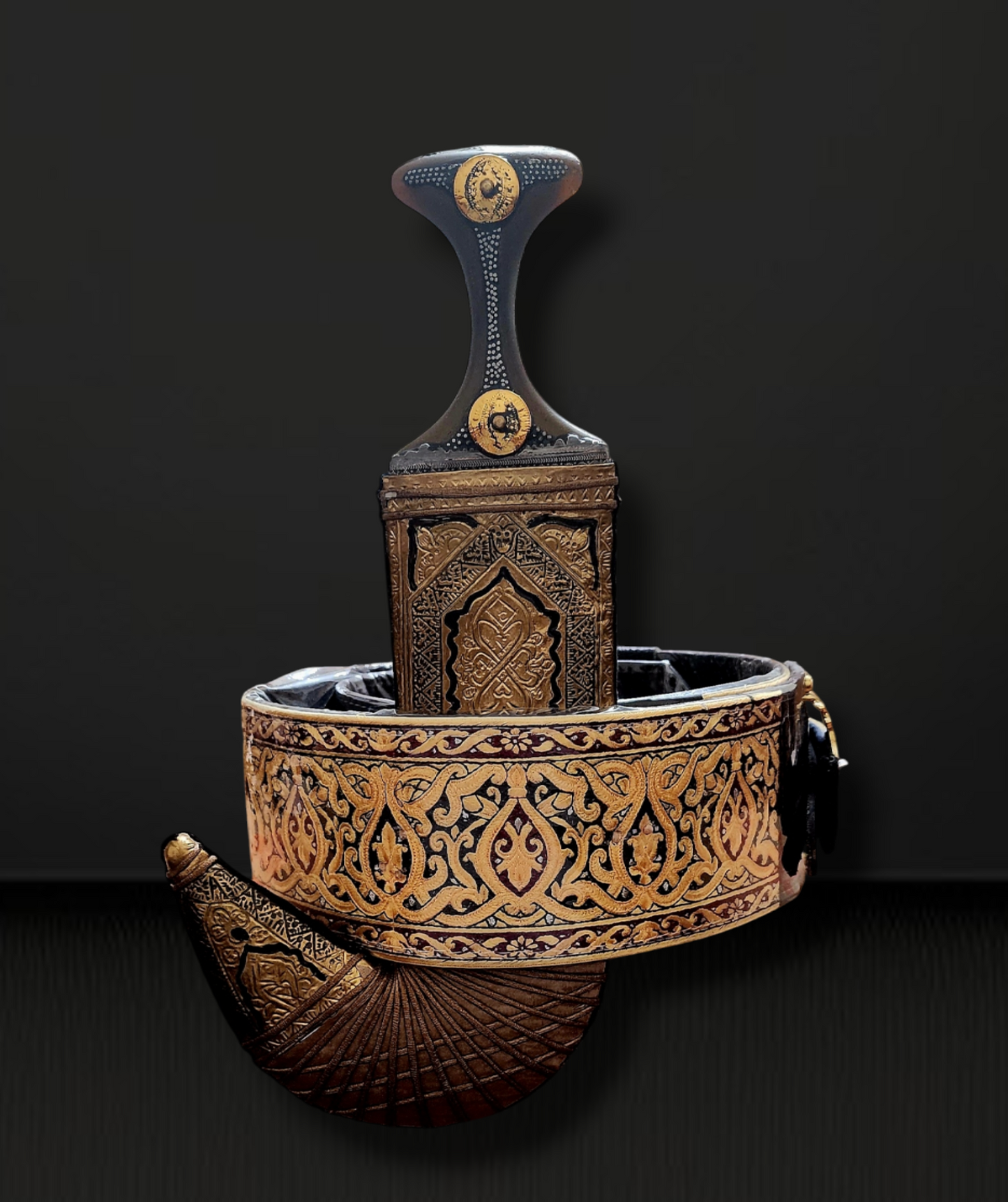 Men's Golden Janbyiah/ جنبية رجالي ذهبي