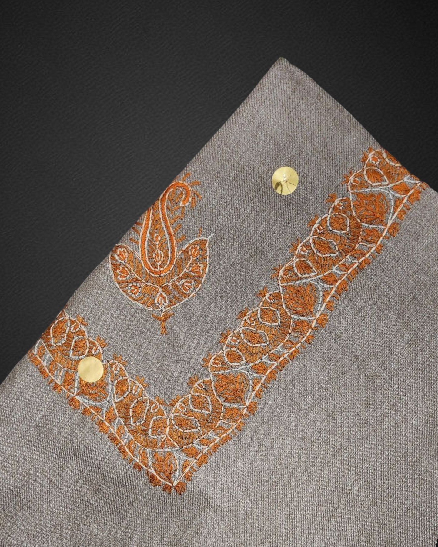 Indian Machine Embroidery Kashmir Shawl/شال هندي كشميري خياطه بالمكينة