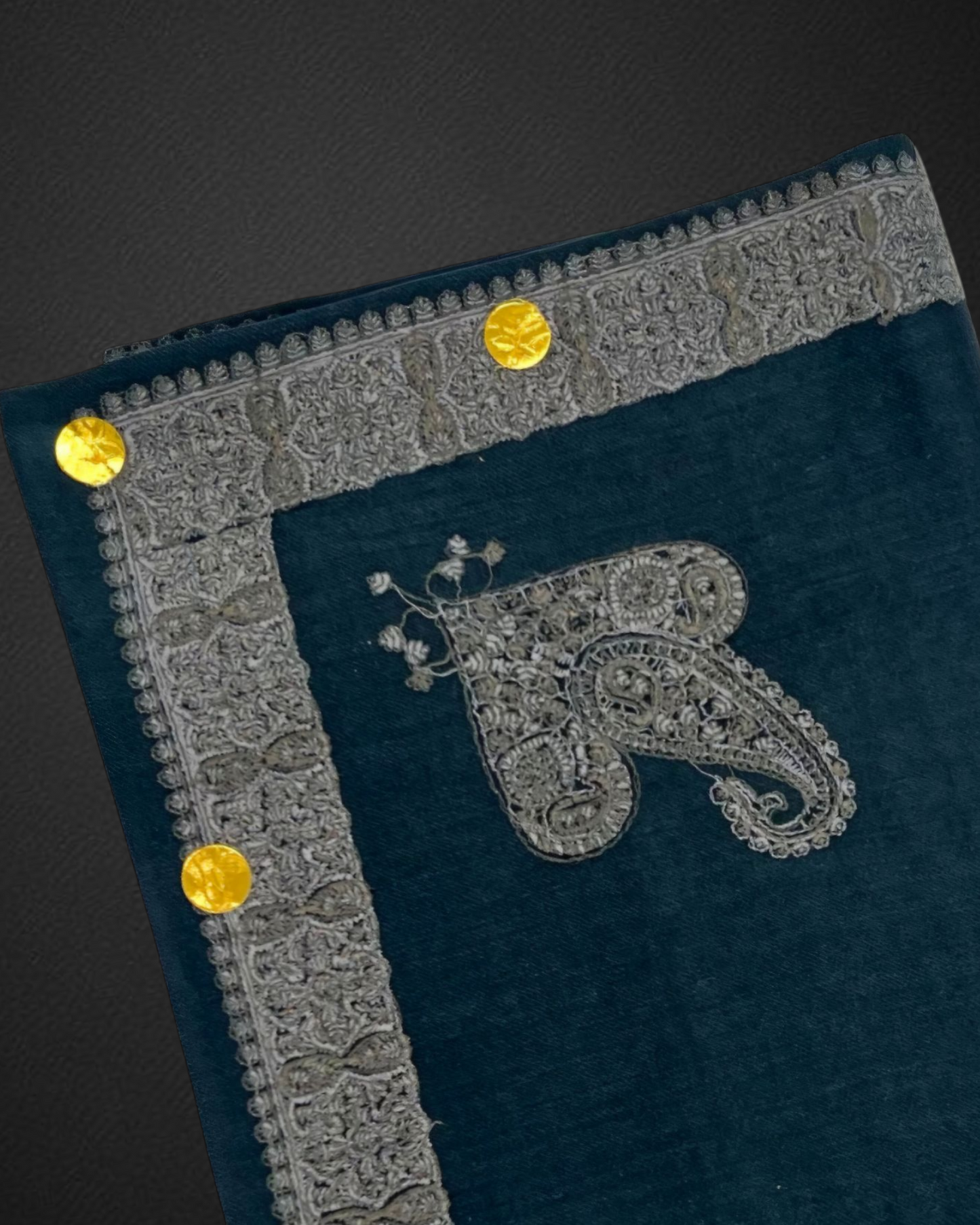 Kashmiri Shawl/ شال كشميري صوف سوبر ترمه نقش يدوي درجة اولى