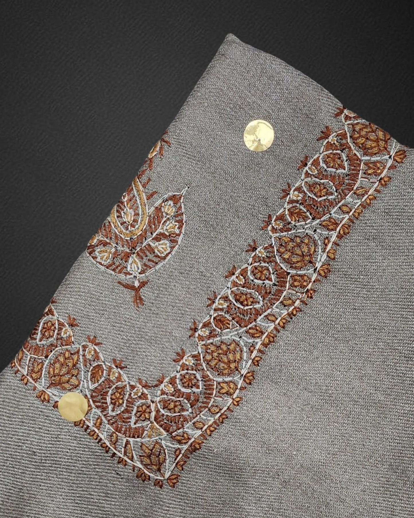 Indian Machine Embroidery Kashmir Shawl/شال هندي كشميري خياطه بالمكينة