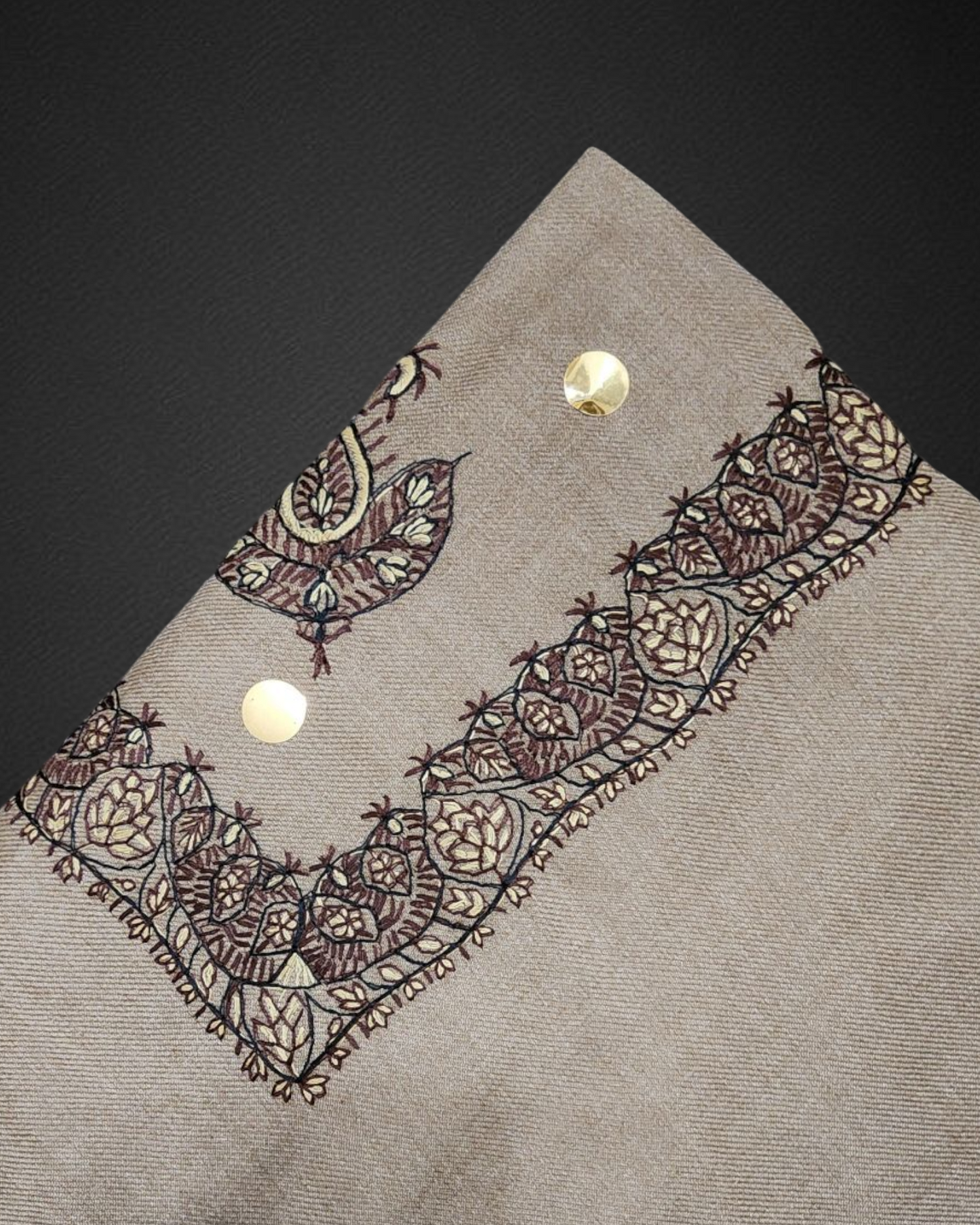 Indian Machine Embroidery Kashmir Shawl/شال هندي كشميري خياطه بالمكينة