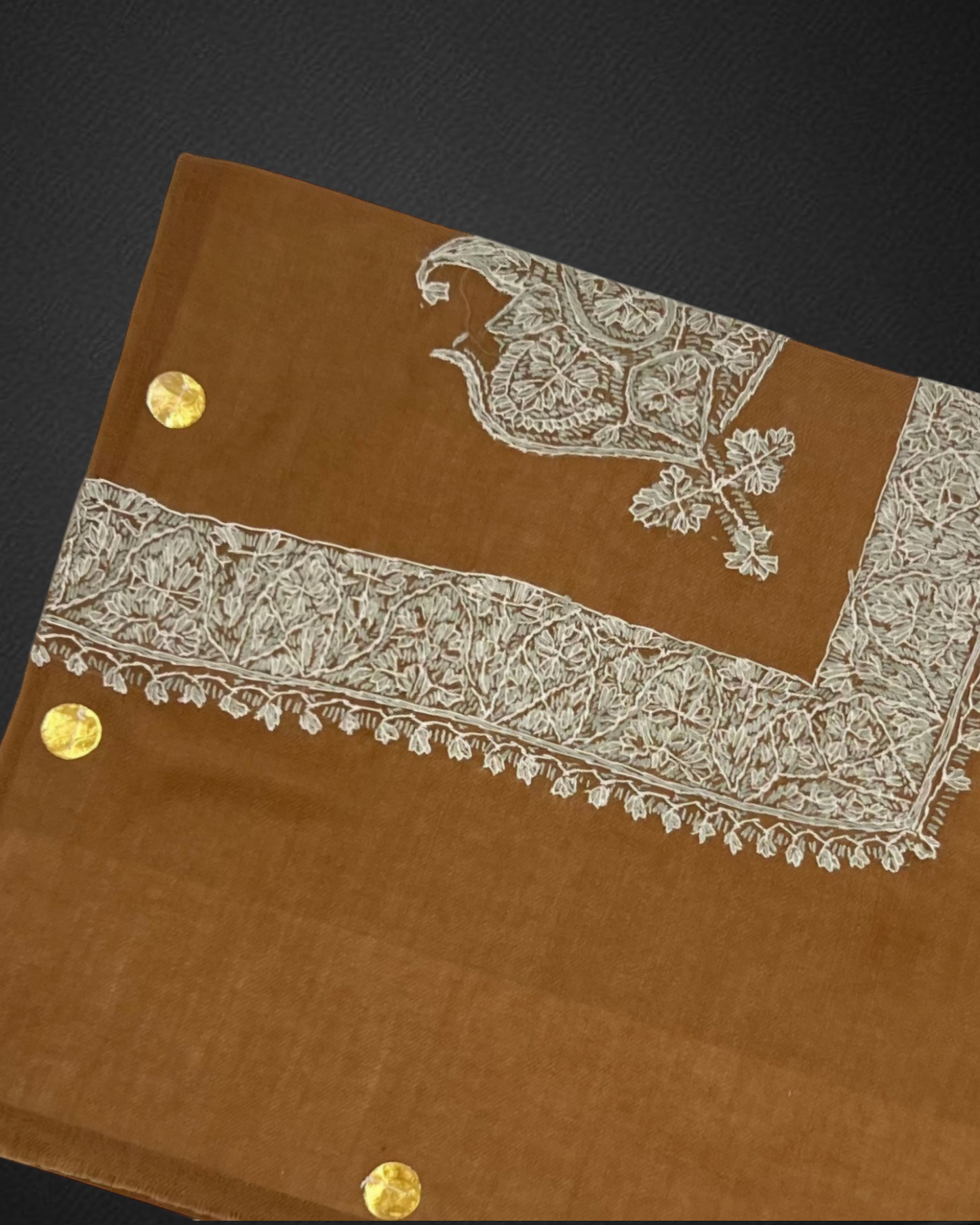 Kashmiri Shawl/ شال كشميري صوف سوبر ترمه نقش يدوي درجة اولى