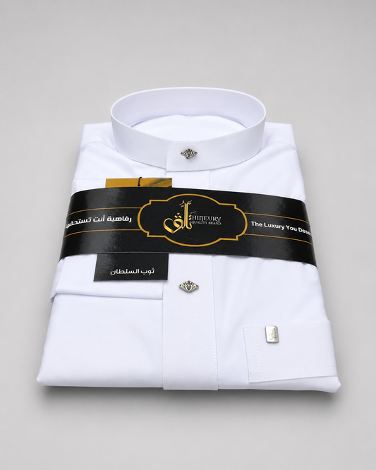 Banded Collar Fakher Thobe